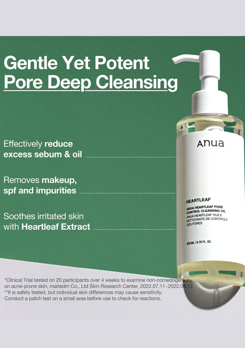 Anua Heartleaf Pore Control Cleansing Oil