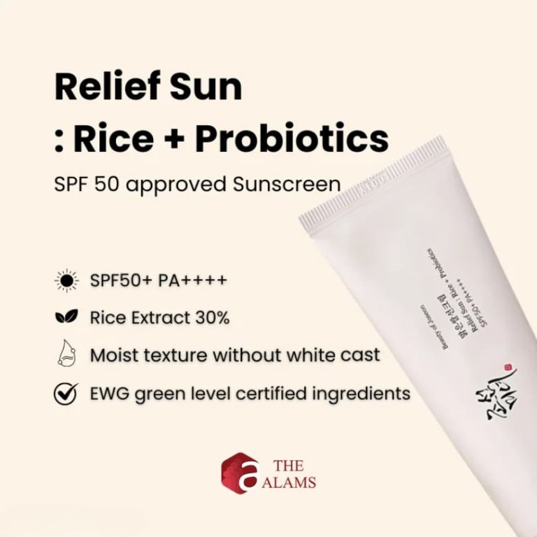 Beauty of Joseon Relief Sun: Rice + Probiotics Sunscreen (SPF50+ PA++++)  |50ml
