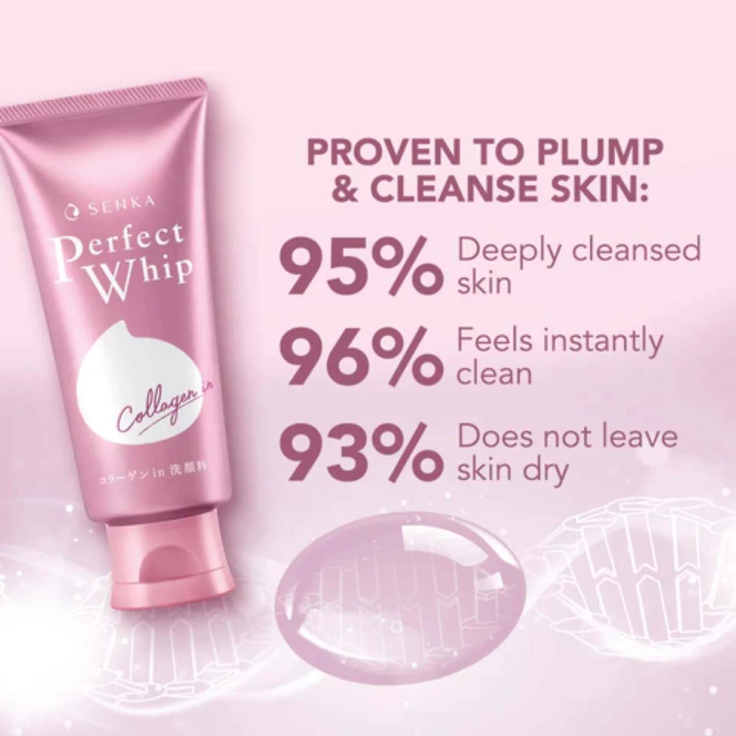 Senka Perfect Whip Collagen In Cleanser  |120g