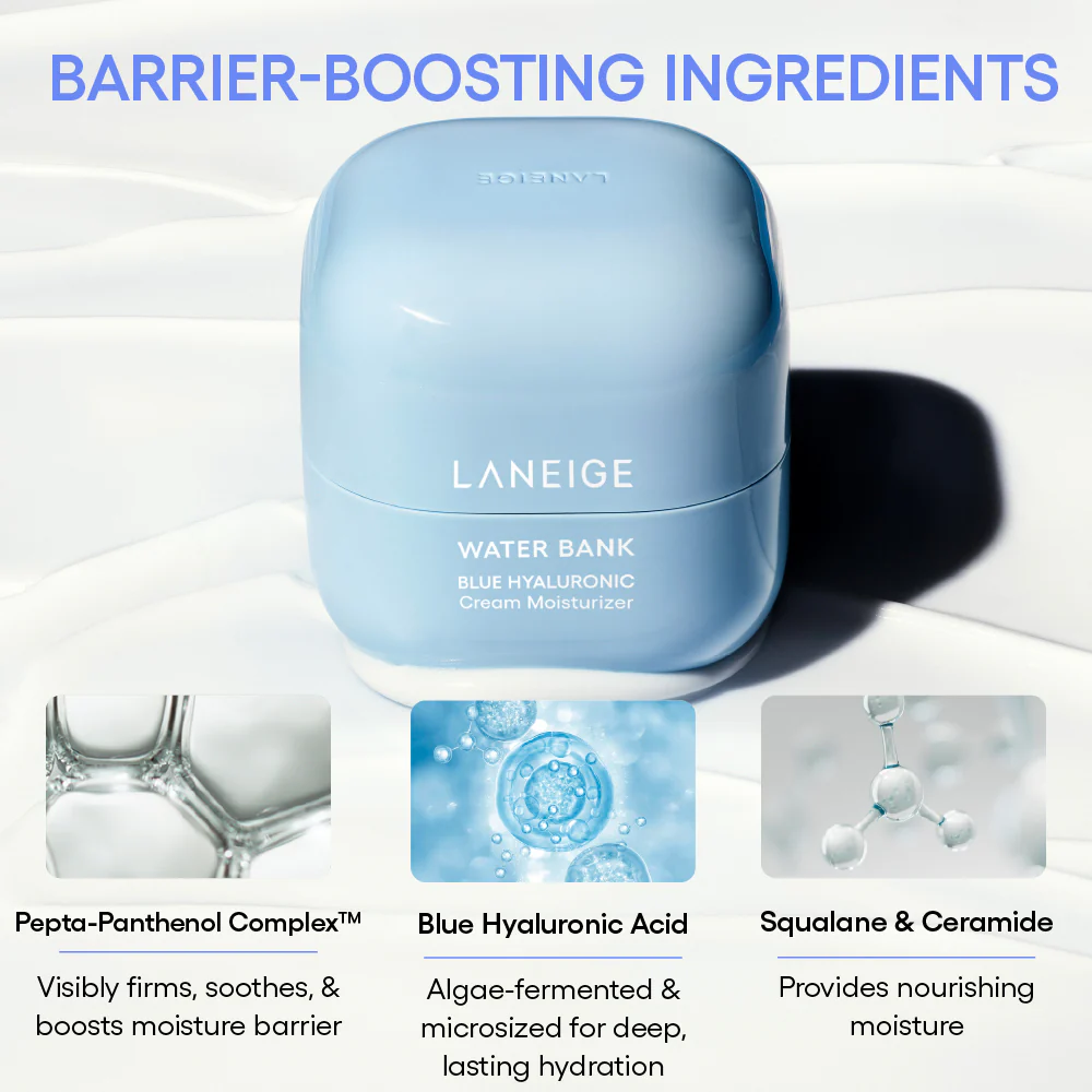 Laneige Water Bank Blue Hyaluronic Cream Moisturizer  |50ml