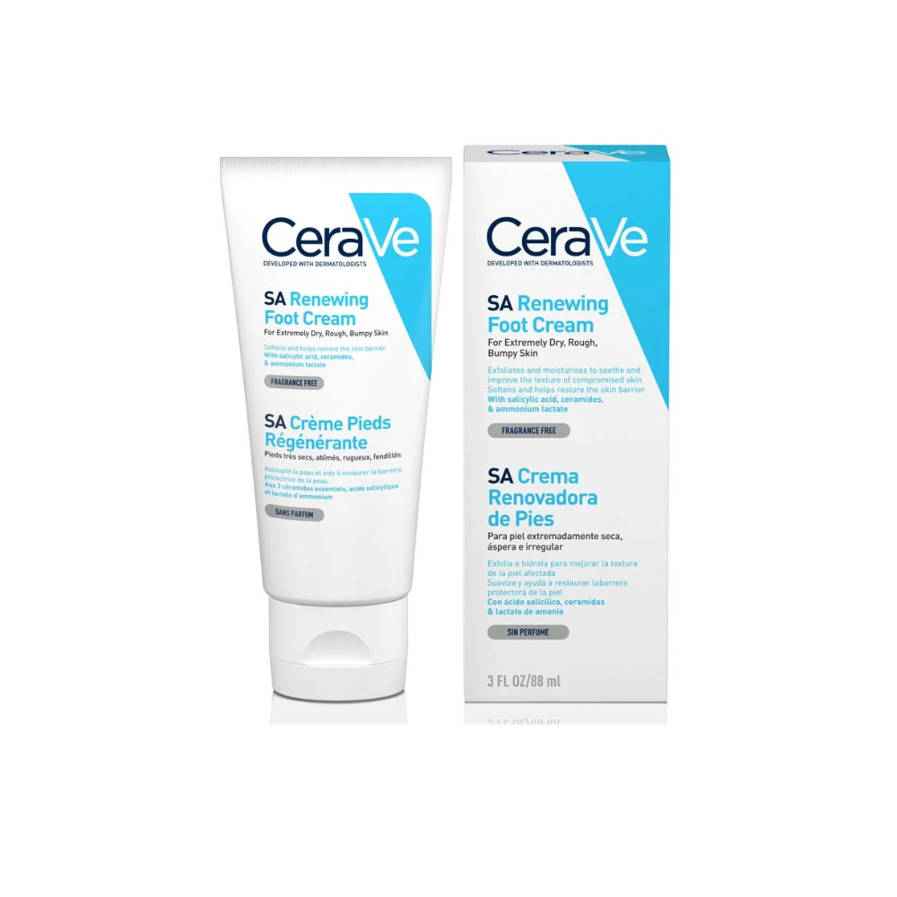 CeraVe SA Renewing Foot Cream For Extremely Dry & Rough Feet  |88ml